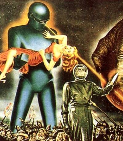 nostalgia vintage posters police advertisements comics scenery gothic bizarre space toys